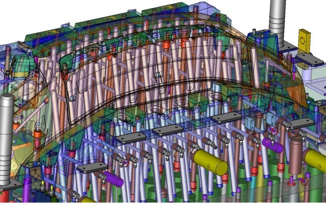 AIS Active Industrial Solutions XMD 3D Mold Design Automotive Fascia under NX (UG) hours