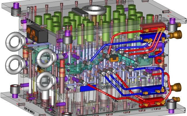 XMD 3D Mold Design completed fast thanks to powerful automation